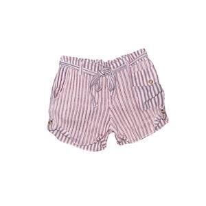 Free People One Harriet Striped Shorts Mauve Relaxed Boho Size Medium
